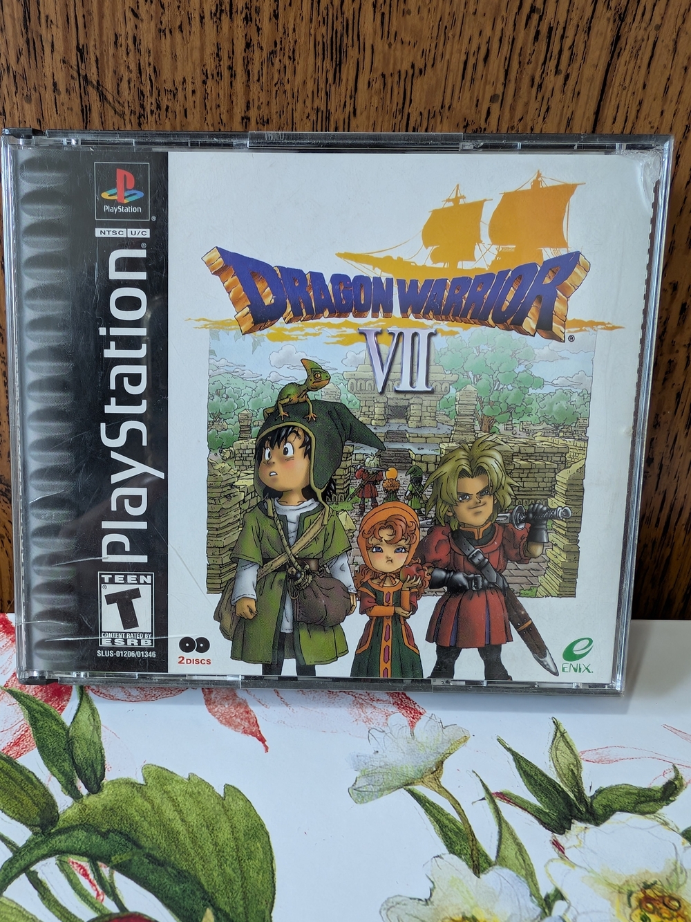 CIB Sony PlayStation Dragon Warrior VII Includes Rare Registration Card!